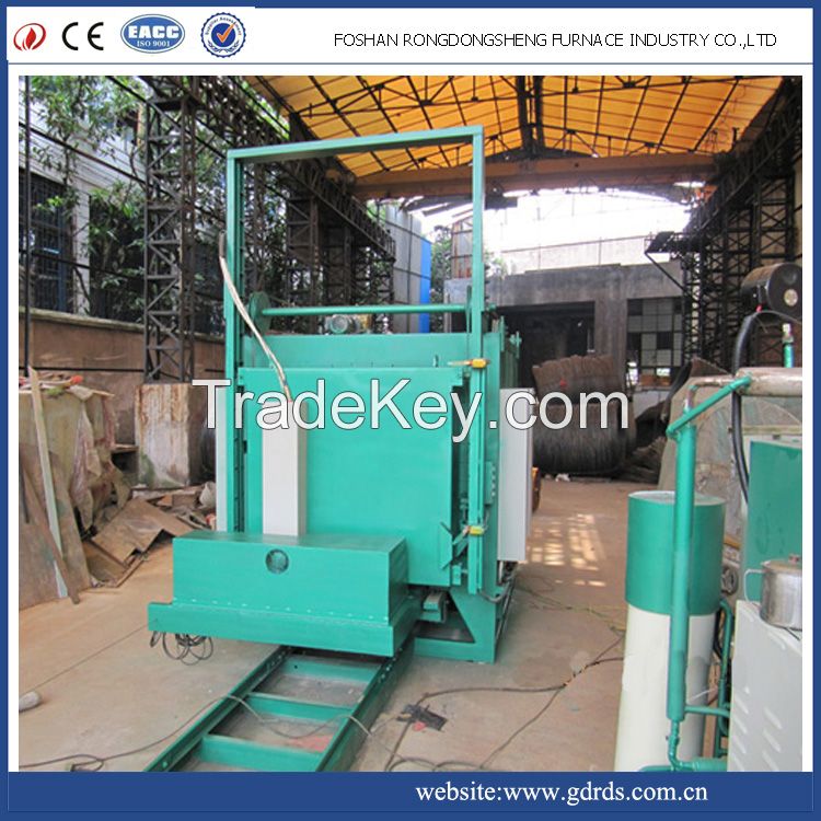 electric annealing resistance trolley furnace in industrial