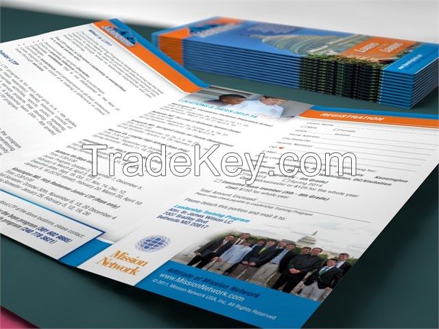 Company Promotion Leaflets Sheets 