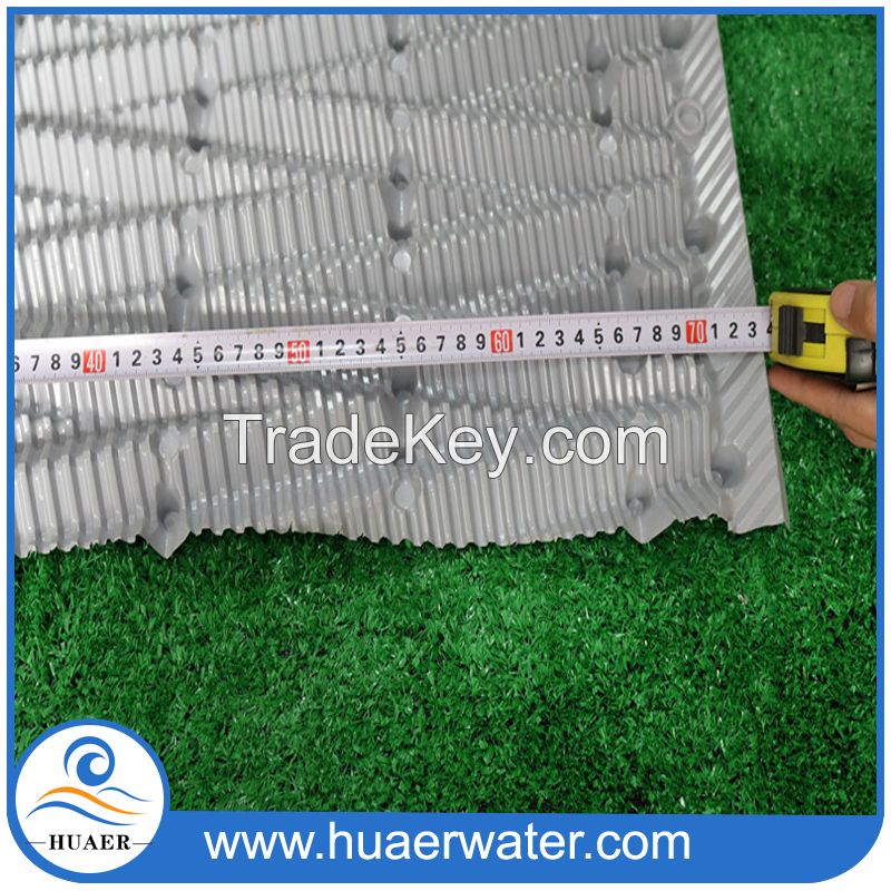 750mm cross flow cooling tower pvc filler