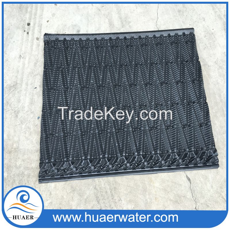 750mm cross flow cooling tower pvc filler