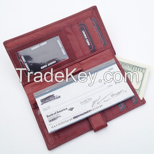 Leather Checkbook Holders