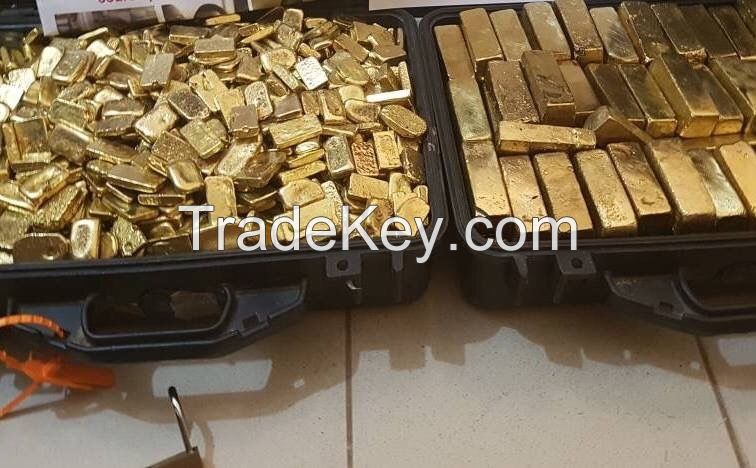 Raw GOLD BARS for SALE 5 to 100kg