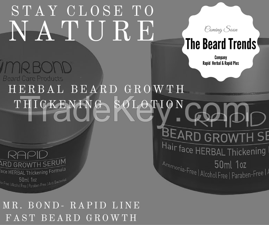 âMr. Bond Beard Growth Serum âRapid Growthâ