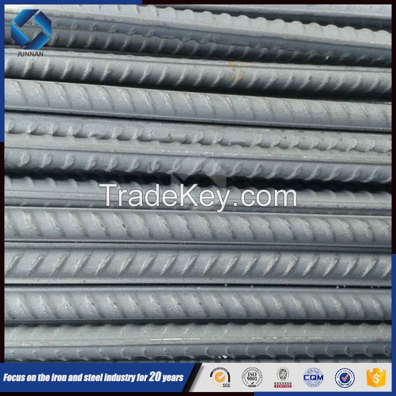 steel rebar, deformed steel bar, iron rods from tangshan factory price/building rebar