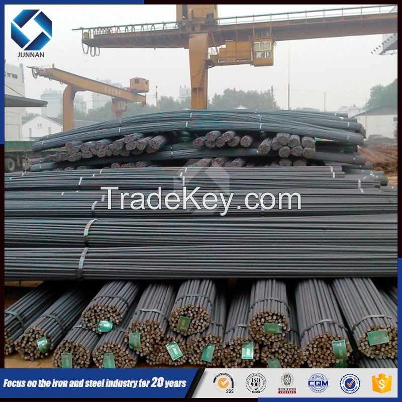 steel rebar, deformed steel bar, iron rods from tangshan factory price/building rebar