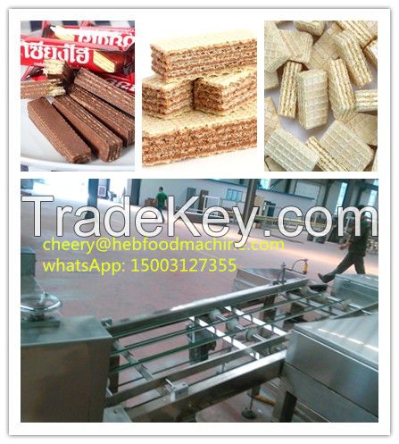 food factory supplier chocolate common wafer biscuit making machine