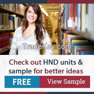 HNC Assignment Help Coursework/Report/Project Edinburgh