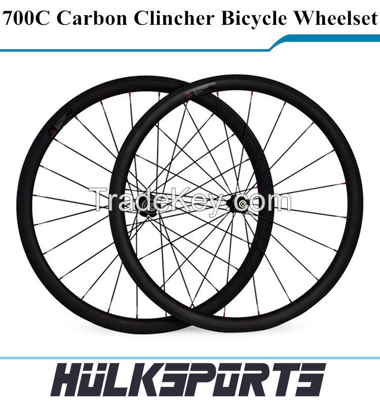 High Quality Road Bicycle Wheel 700C Carbon Bicycle Rims