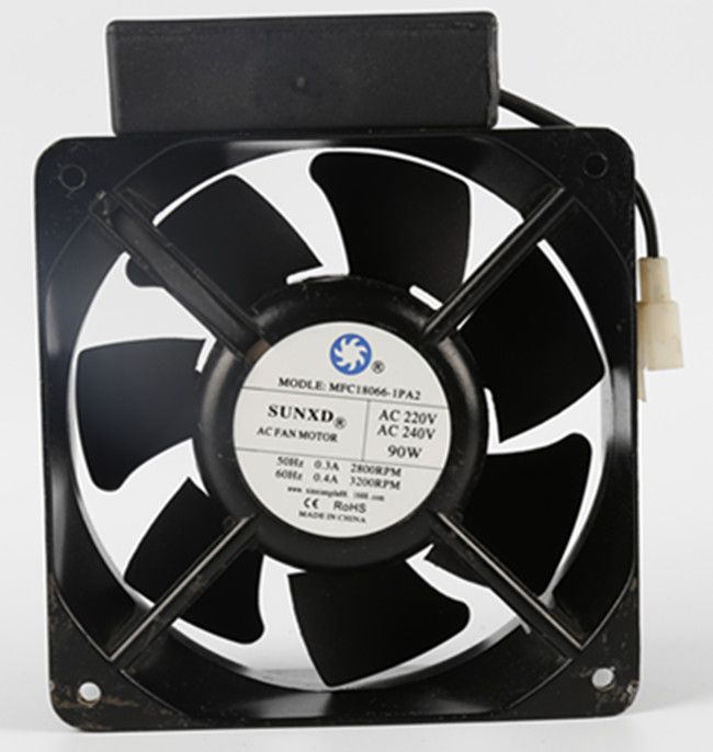 180mm Plastic Blade Industrial Ventilation Cooling AC 240V -380V  Axial Fan