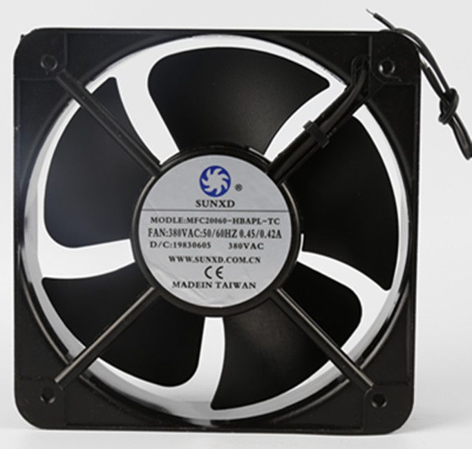 6 Inches 240V 380V   AC Axial  Flow  Cooling Fan for Bathroom  Exhaust