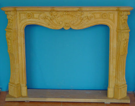 marble fireplace