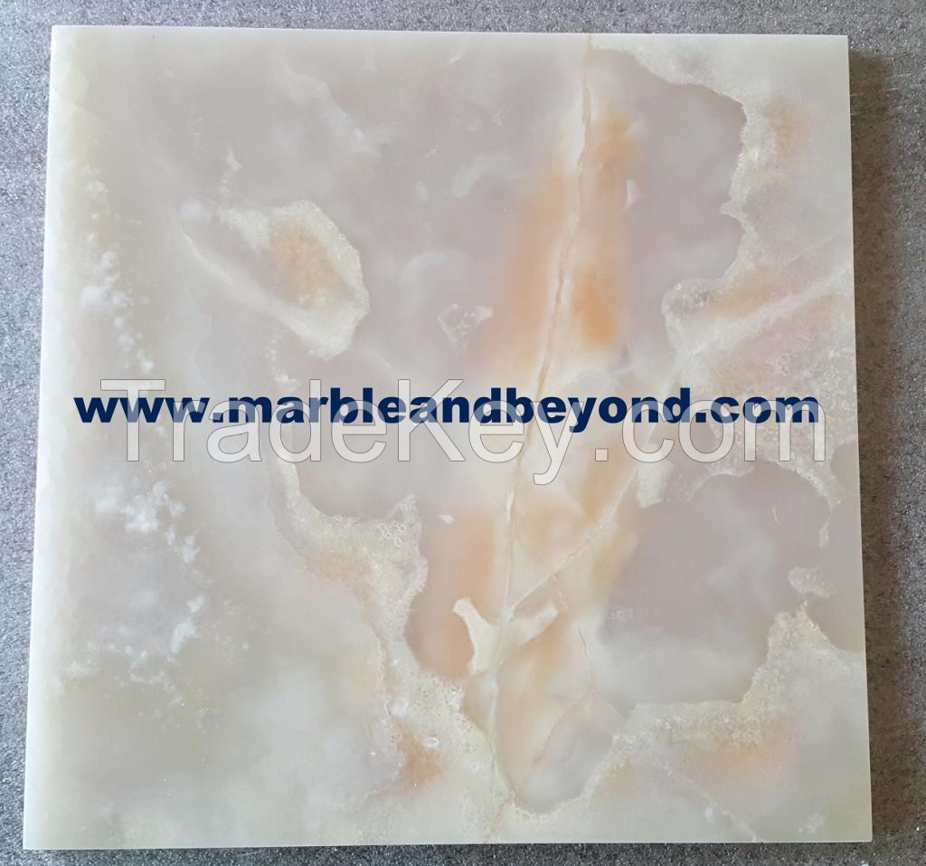 White Gold Onyx Tiles