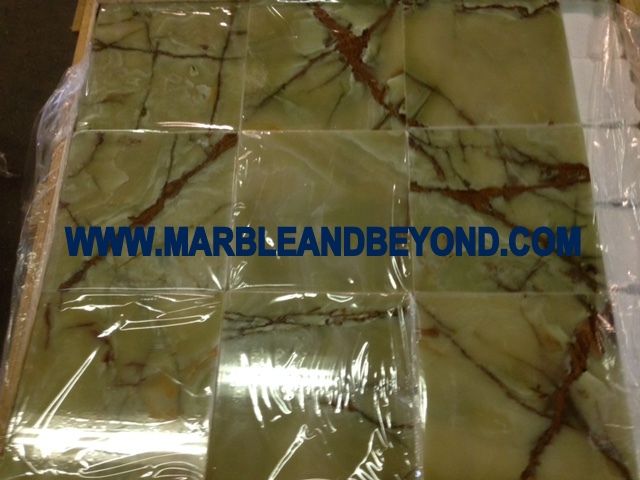 Multi Green Onyx Tiles