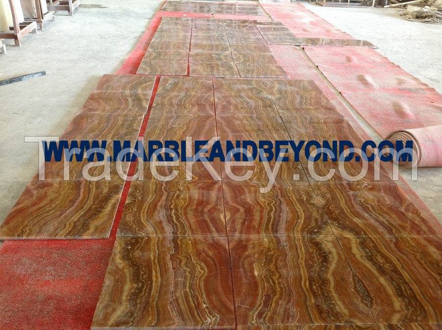 Red Onyx Tiles