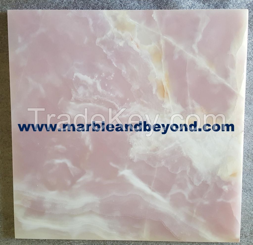 Pink Onyx Tiles