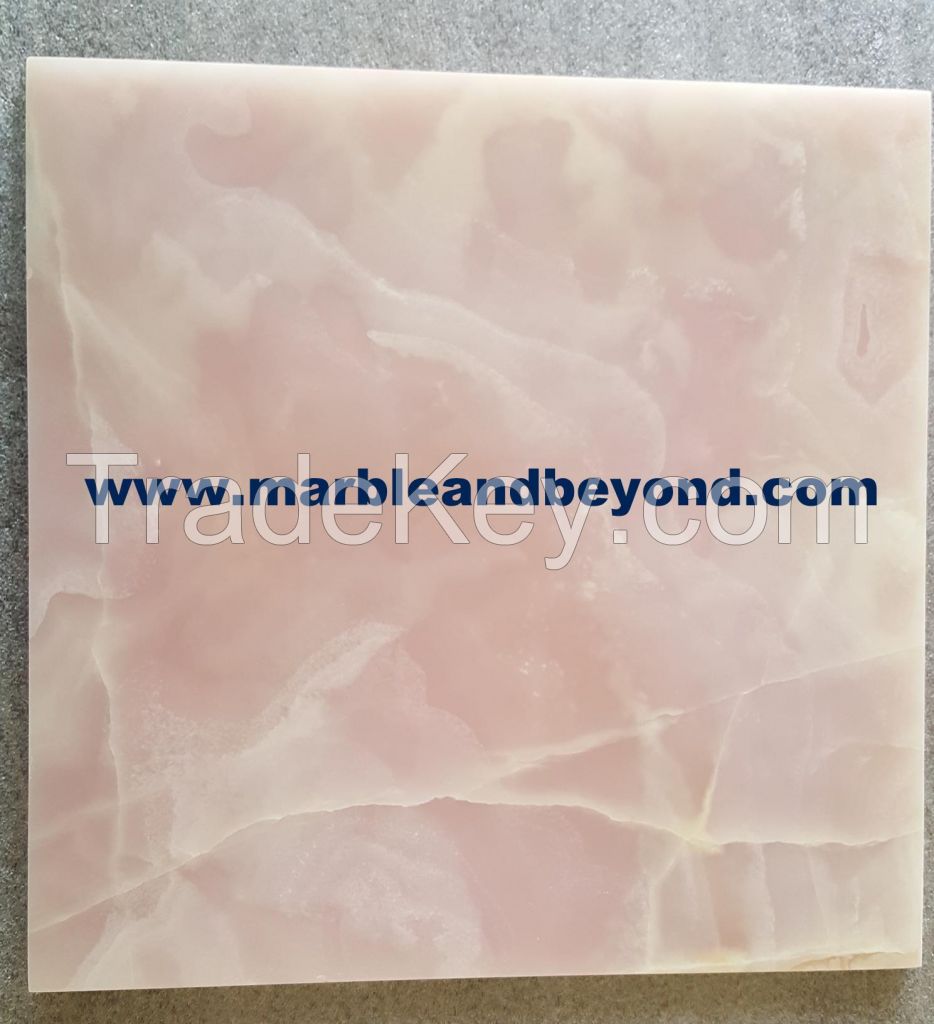 Pink Onyx Tiles