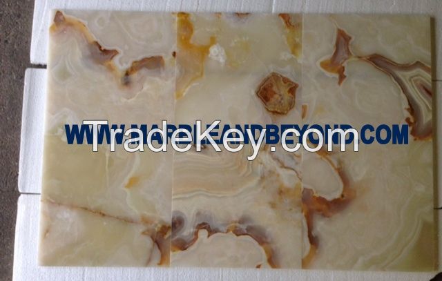 White Gold Onyx Tiles