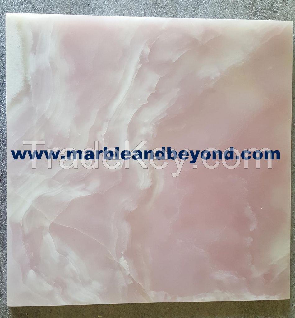 Pink Onyx Tiles