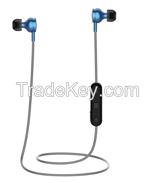 Wireless Bluetooth Headphone In-Ear Noise Cancelling Headset with Magnet Attraction by CY