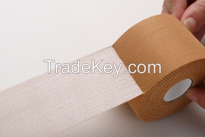 rayon cotton material strong adhesive sport tape rigid strapping tape muscle support tape