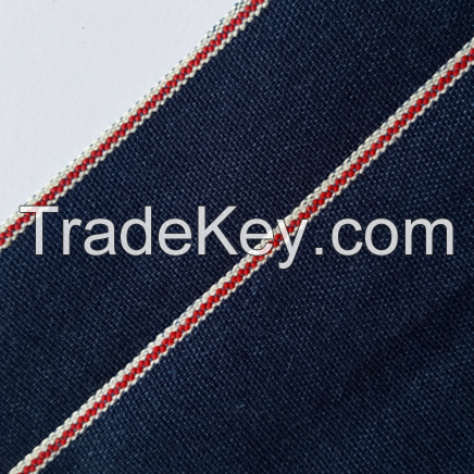 Japanese red selvedge wholesale denim fabric for jeans