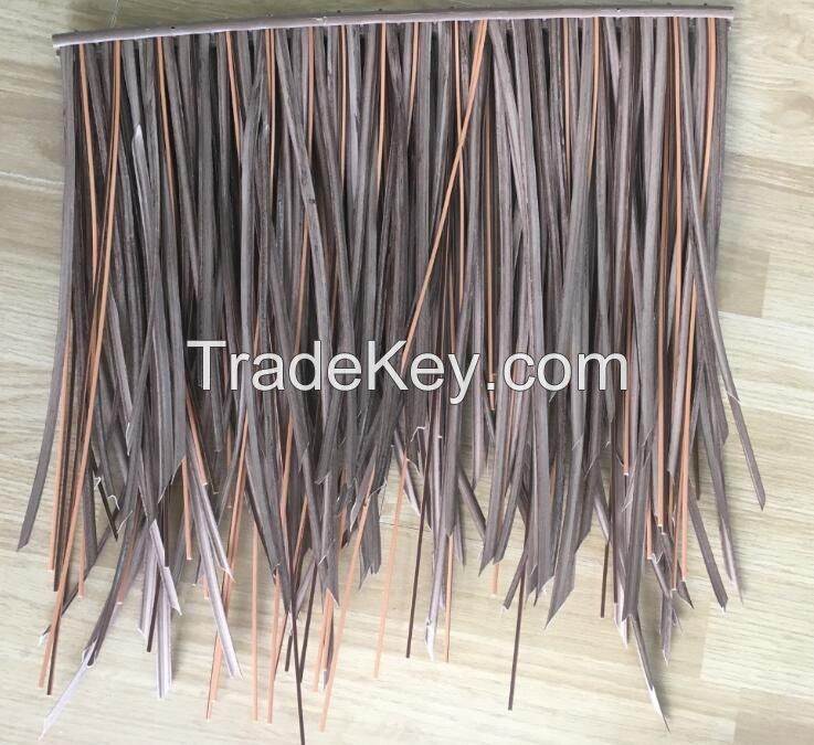 Class fire retardant synthetic thatch roof tile