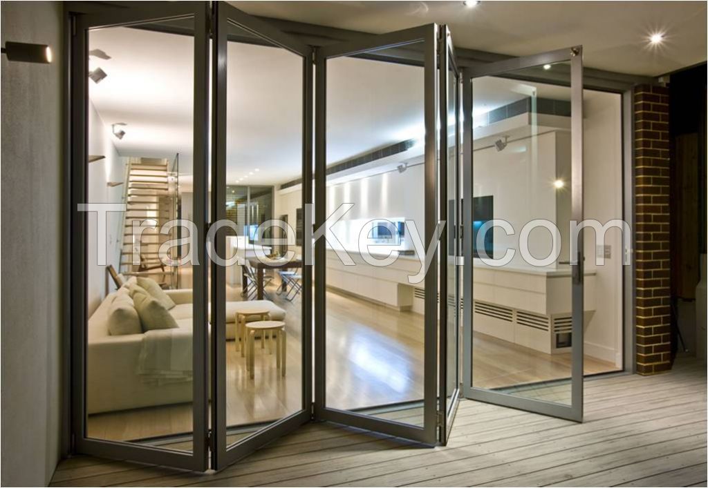 Aluminium folding door