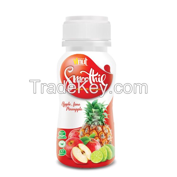 150ml Bottle Smoothie Juice - Apple - Lime and Pineapple Juice