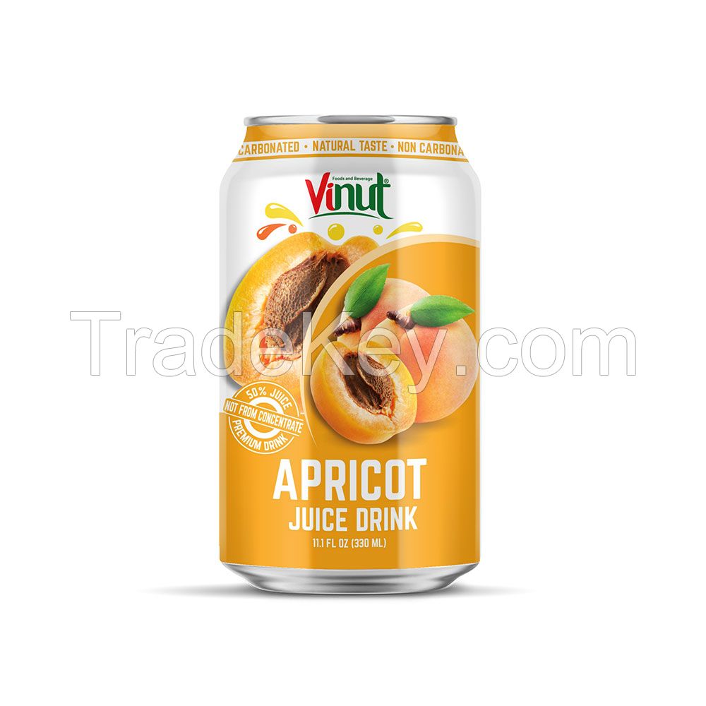 330ml VINUT 50% Juice Premium Apricot Juice Drink