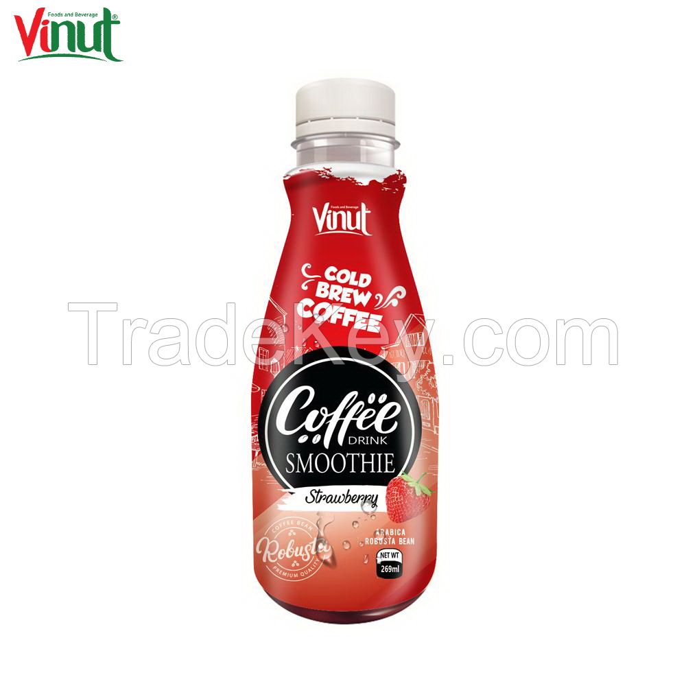 269ml VINUT bottle OEM Brand High Quality Coffee with Strawberry Supplier Modern Desgin