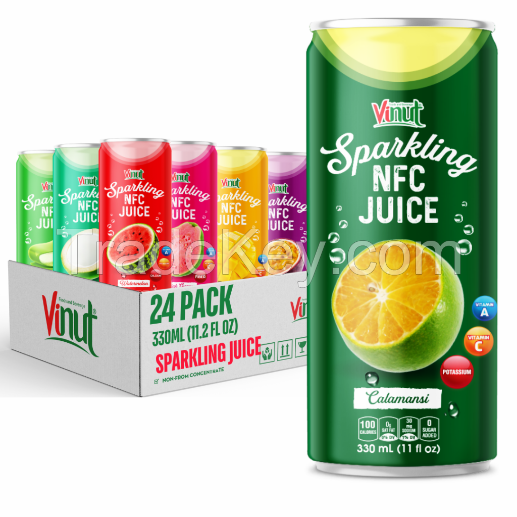 330ml VINUT Calamansi Sparkling Drink Free Sample Free Label New Packing