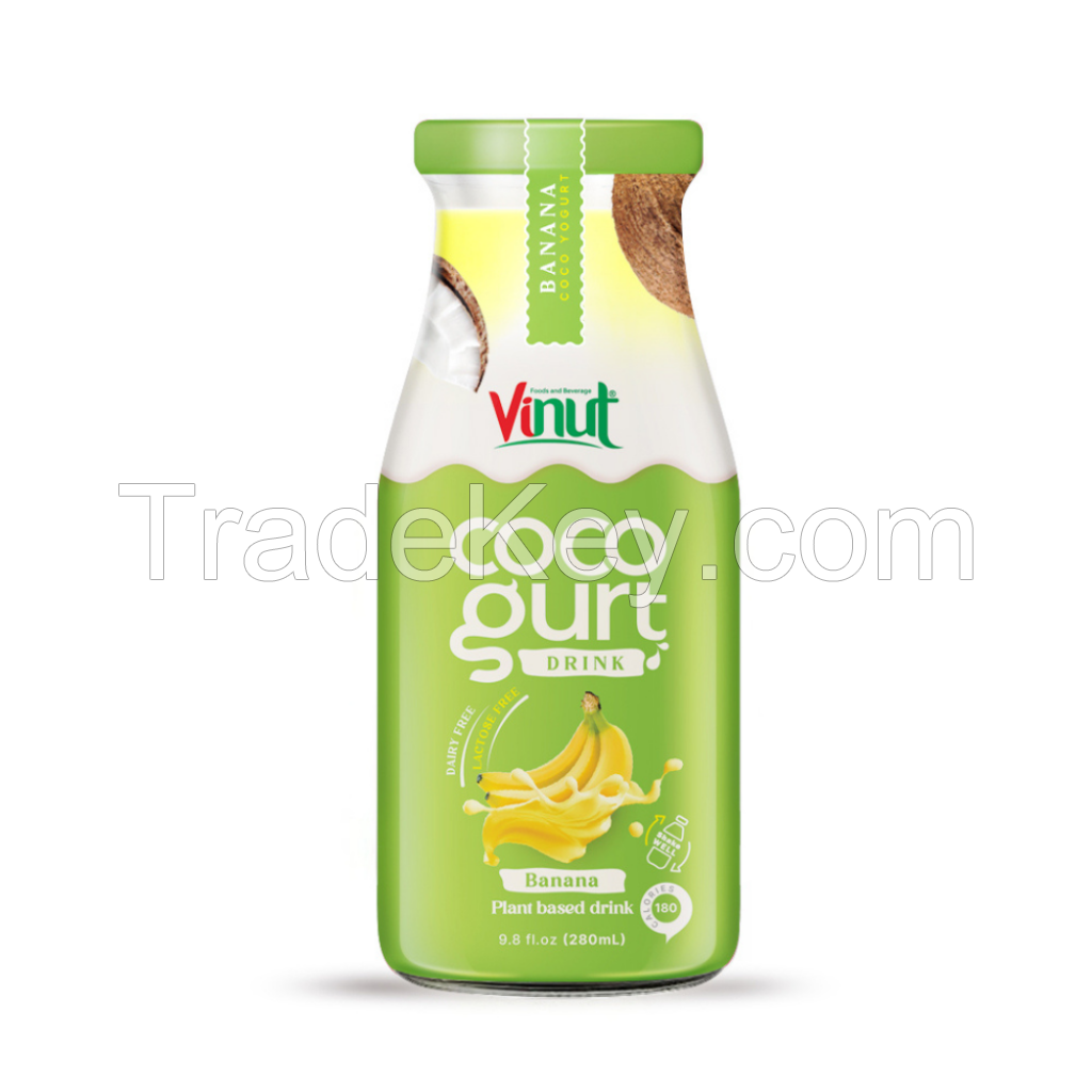  280ml Vinut Cocogurt (Coconut milk) drink with Banana (Lactose free, Dairy free, Plant based) 280ml Vinut Cocogurt (Coconut milk) drink with Peach (Lactose free, Dairy free, Plant based) 280ml Vinut Cocogurt (Coconut milk) drink with Peach (Lactose free,