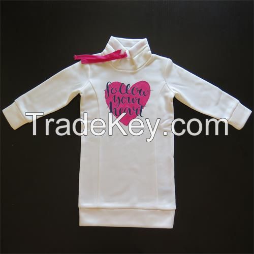 Girl's Pile collar long sleeve