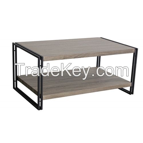 Wood coffee table