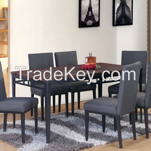 Indoor wood dining set