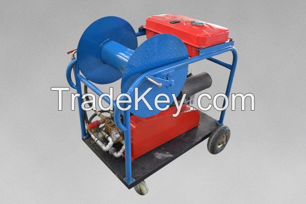 Gasoline Engine Driven Sewer Pipe Cleaning Machine