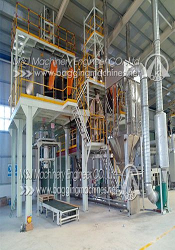 1000kg pp granules baig bag packing machine, plastic granule jumbo bag filling machine