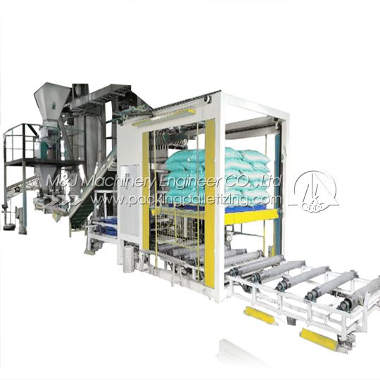 high-level bag palletizer，high-level palletizing machine, bag palletizing machine, palletizer