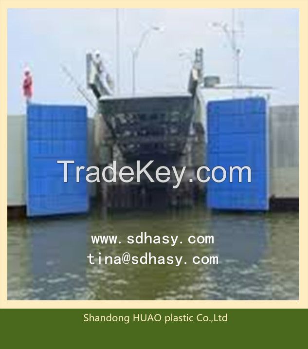 dock fender face pad /Marine Fender Face pad with long service time /HUAO plastic fender face panel /plastic fender face board