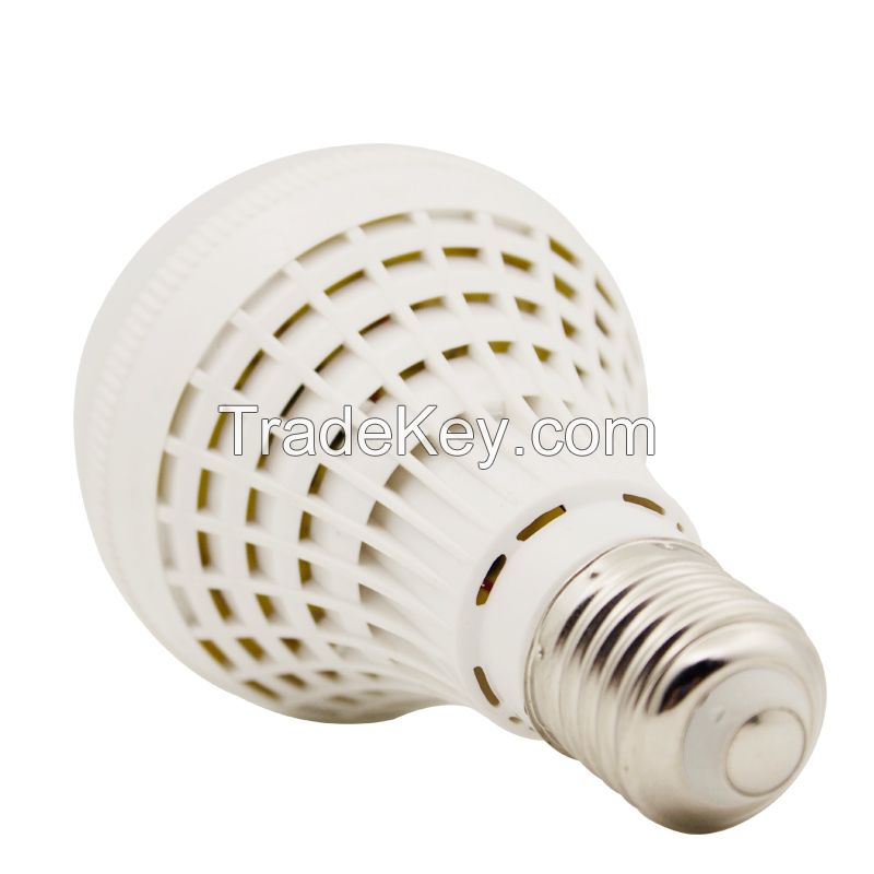 NEW E27 Bulbs Globe actomatic on off sensor lamp 3W white LED higher brightness