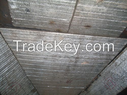 Chromium carbide wear steel clad plate