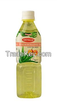 Okyalo: peach aloe vera drink, Okeyfood