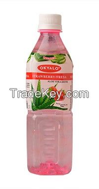 Okyalo: strawberry aloe vera drink, Okeyfood