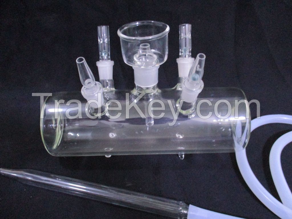 Factory wholesale transparent glass hookah