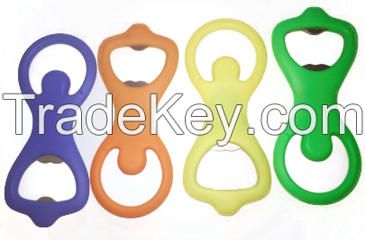 Promotional Gift Candy Silicone Beer Bottle Openers Jar Opener Soft Beer Cap Opener