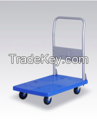 Platform Type Folding Trolley, Hand Truck, Hand Cart, PU Caster