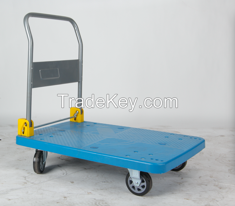 Platform Type Folding Trolley, Hand Truck, Hand Cart, Plastic Caster