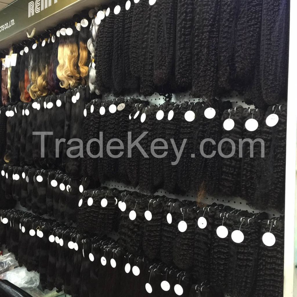 100% Virgin Remy Human Hair, Factory