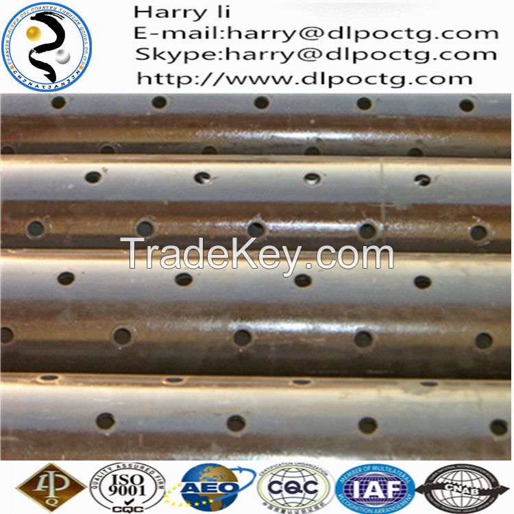 Dalipu supply oil perforated tube Slotted pipe