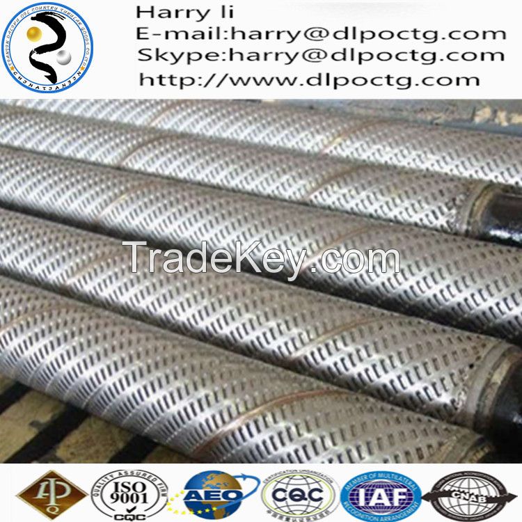 Dalipu supply oil perforated tube Slotted pipe